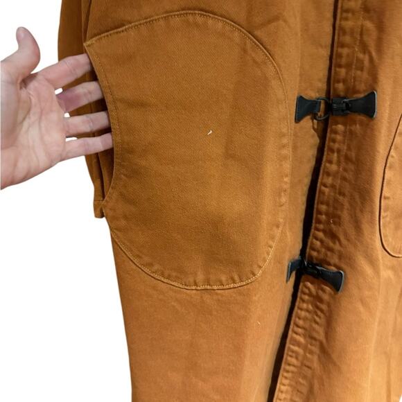 Vintage Style Levi’s Golden Brown Sputnik Full Length Jacket from 1940 Men Small - Picture 5 of 15